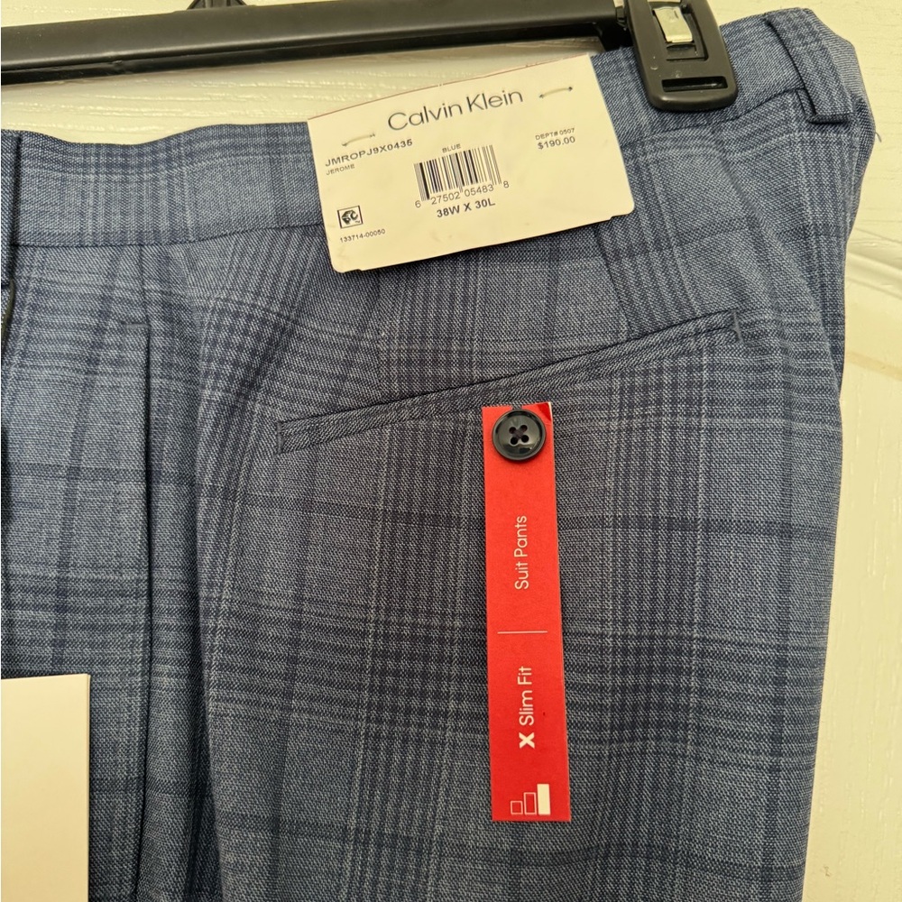 Calvin Klein Blue Dress Pants